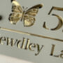 Personalised Butterfly Design House Acrylic Number Sign, thumbnail 11 of 12