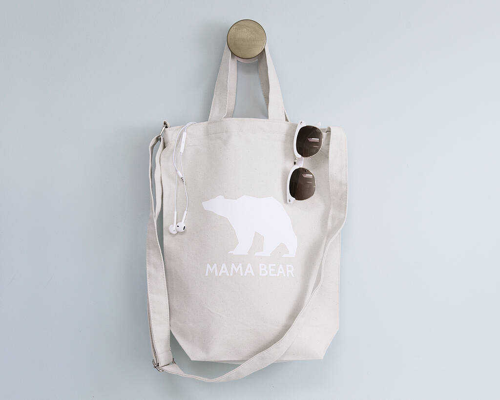 Personalised Mama Bear Yoga Gym Bag, 1 of 4