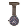 Rose Gold And Blue Roman Numeral Mesh Nurse Fob Watch, thumbnail 3 of 3