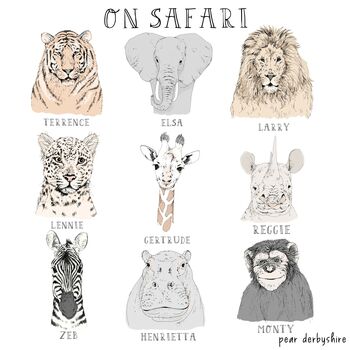Personalised Safari Passport Cover, 7 of 8