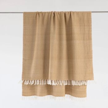 Blanket Throw Handwoven By Artisans In Ethiopia, 5 of 5