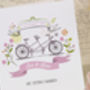 Love The Bicycle Wedding Invitation, thumbnail 6 of 6
