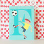 Mini F For Football Card, thumbnail 1 of 4