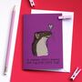 Woodland Otter Valentine's Card, thumbnail 3 of 4