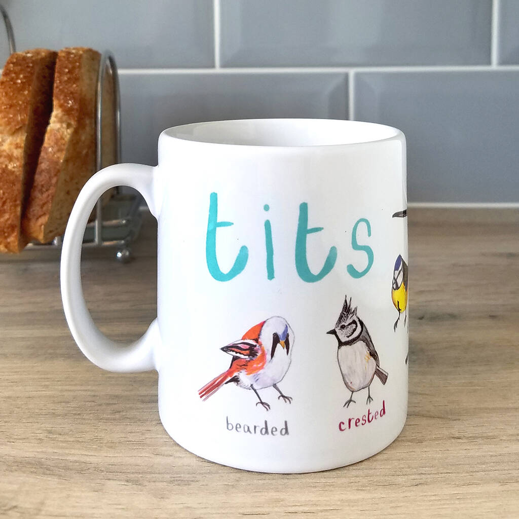'Tits' Bird Mug, 1 of 6