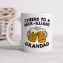Personalised Mug 'Cheers To A Brilliant Grandad', thumbnail 1 of 3