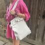 Personalised Frilled Tote Bag, thumbnail 2 of 2
