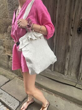 Personalised Frilled Tote Bag, 2 of 2