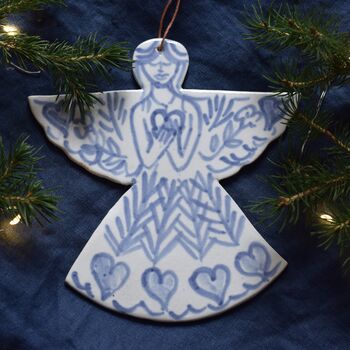 Ceramic Folk Angel, 2 of 5