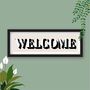 Welcome Framed Typography Print, thumbnail 5 of 10