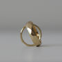 Geometric Faceted 9ct/18ct Gold Ring, thumbnail 8 of 9