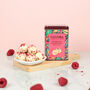Raspberry And Marc De Champagne Truffles Gift Tin, thumbnail 1 of 3