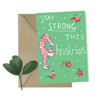 'Stay Strong This Christmas' Christmas Card, 2 of 4