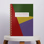 Personalised Colour Block Combined Diary And Notebook, thumbnail 5 of 12