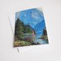 Girl In Mountains Landscape Birthday Card, thumbnail 3 of 6