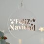 “Feliz Navidad” Christmas Tree Decoration – 34 Colours, thumbnail 1 of 9