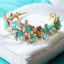 Turquoise Halo Headpiece, thumbnail 2 of 6