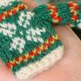 Set Of Two Fair Trade Knit Jumper Hanging Decorations, thumbnail 7 of 7