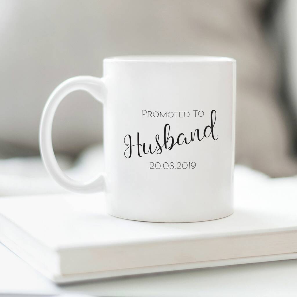 Promoted To Husband Personalised Mug By Chips Sprinkles Notonthehighstreet Com