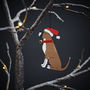 Boxer Dog Christmas Decoration Personalisation Available, thumbnail 3 of 4