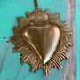 Ex Voto Sacred Heart Hanging Ornament, thumbnail 1 of 2