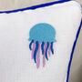 Children's Under The Sea Embroidered Nursery Cushion, thumbnail 4 of 8