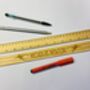 Personalised Football Wooden Ruler, thumbnail 2 of 3