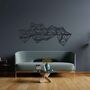 3D Polygon Panorama: Wooden Wall Art For Modern Office, thumbnail 4 of 12