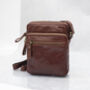 Personalised Small Leather Flight Crossbody Bag, thumbnail 10 of 12