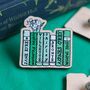 Bronte Sisters Books Wooden Pin, thumbnail 1 of 3