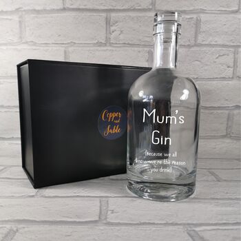 'Reason You Drink' Personalised Any Alcohol Decanter, 3 of 8