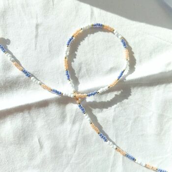 Multi Coloured Beaded Choker Necklace, 2 of 3