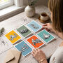 Pack Of Six Marine Life Birthday Cards, thumbnail 2 of 11