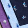 The Caddie's Giftbox – Luxury Golf Themed Socks, thumbnail 4 of 10