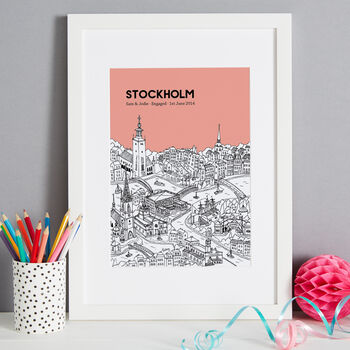 Personalised Anniversary Gift 'Our Special City', 12 of 12