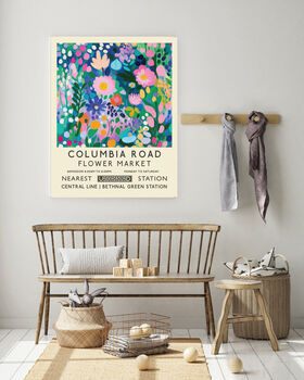Columbia Road Flower Market Art Print, 2 of 3