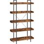 Five Tier Bookcase With Spacious Storage Shelves, thumbnail 9 of 9