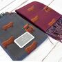Highland Cow Cotton Tassel Scarf, thumbnail 1 of 5