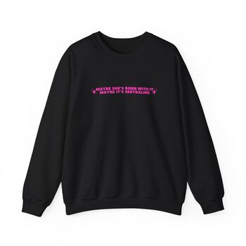Maybe It's Sertraline Embroidered Crewneck Sweatshirt, 6 of 9
