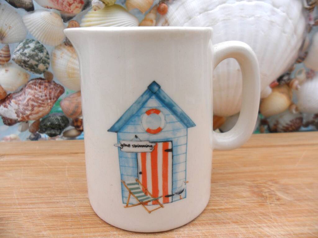 Cream Jug In Beach Hut Design, 1 of 9