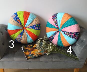 Floral Round Cushion, 8 of 8