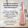 Vino Coco Personalised Valentine's Day Pink Bottega Prosecco And Truffles Gift Set, thumbnail 3 of 9