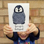 Personalised Penguin Embroidered Notepad, thumbnail 2 of 5