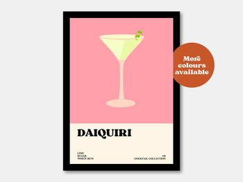 Daiquiri Cocktail Print, 3 of 7