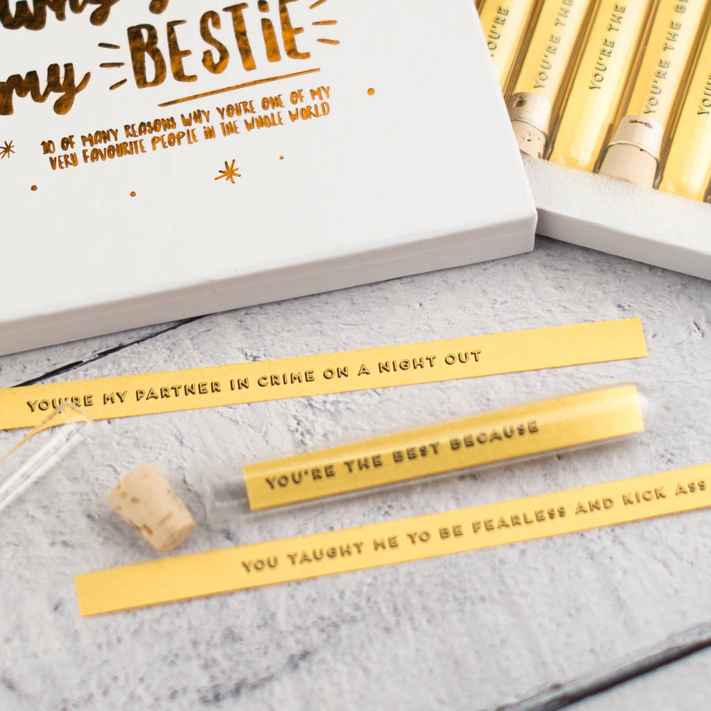 Personalised Reasons Why Youre My Bestie Keepsake By Bread And Jam