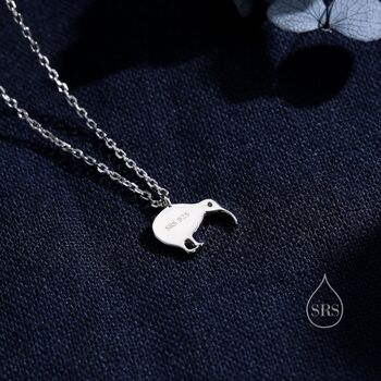 Cute Little Kiwi Bird Pendant Necklace, 6 of 11