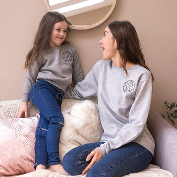Girl Crew Mummy And Me Embroidered Jumper Set, 6 of 9