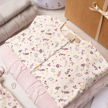 Little Flower Pale Pink Baby Girl Gift Box, 2 of 12