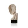 Red Travertine Abstract Face Sculpture, thumbnail 5 of 5