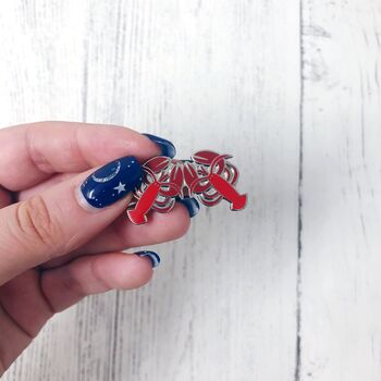 Valentines 'You're My Lobster' Enamel Pin, 2 of 3